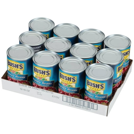 Bush's Best Dark Red Kidney Beans 16 Oz., PK12