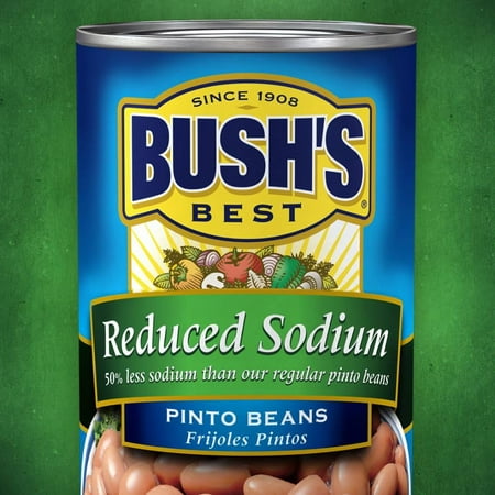 Bush's Best Low Sodium Pinto Beans #10 Can, PK6