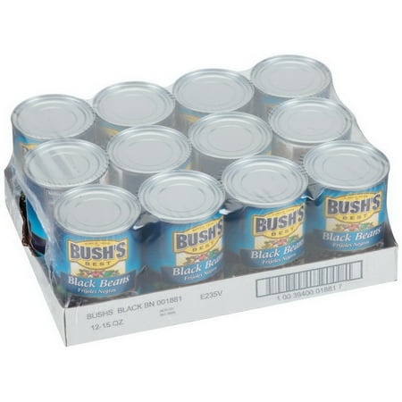 Bush's Original Black Beans 15 Oz. Can, PK12