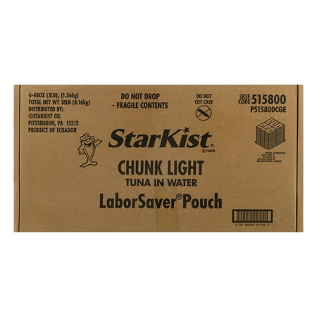 Chunk Light Tuna in Water 48 Oz., PK6