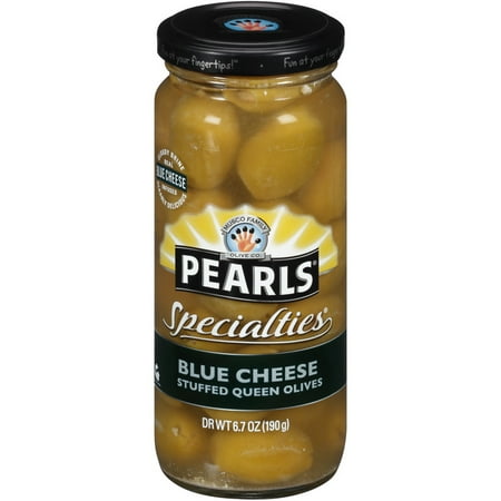 Pearls Blue Cheese Stuffed Queen Olives 6.7 Oz., PK6
