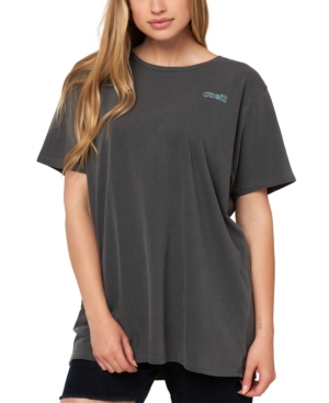 O'Neill Juniors' Cotton Golden Hour T-Shirt - Washed Black