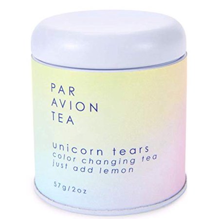 Par Avion Tea , Unicorn Tears Tea - Color Changing Green Tea With Rose Hip and Natural Flavors - 2 oz