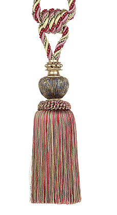 3463-10-8835 32 in. Exquisite Single Tassel Tieback