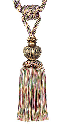 3463-10-8875 32 in. Exquisite Single Tassel Tieback