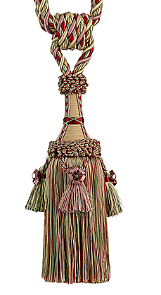 3457-10-8835 38 in. Exquisite- I Single Tassel Tieback