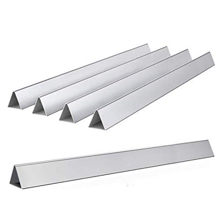 SHINESTAR 7540 7539 24.5 Inch Flavorizer Bars for Weber Genesis 300 Series, E310, E320, S310, S320 Grills with Side Control, Heavy Duty Stainless Stee