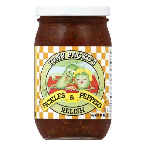 FODMAPs, Gluten & More TONY PACKO'S, PICKLES & PEPPERS RELISH Spoonful