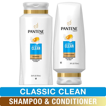, Shampoo and Sulfate Free Conditioner Kit, Pro-V Classic Clean, 49.4 Fl Oz
