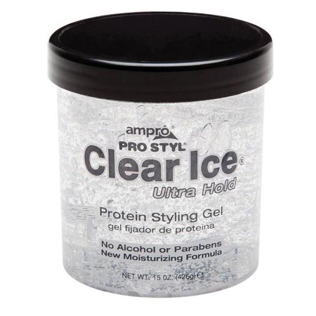 Ampro Pro Style Clear Ice Protein Styling Gel  Ultra Hold  15 Oz.  Pack of 12