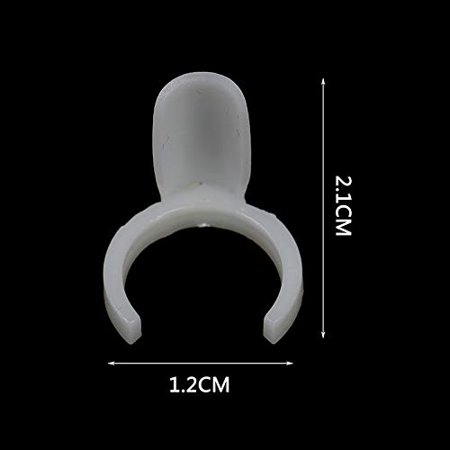 200Pcs Polish Nail Display UV Gel Colour Pops Display Ring for Nail Art Polish UV Gel Tips Tool
