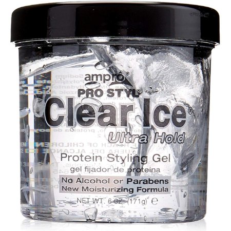 Ampro Pro Style Clear Ice Ultra Hold Protein Hair Styling Gel  6 Oz