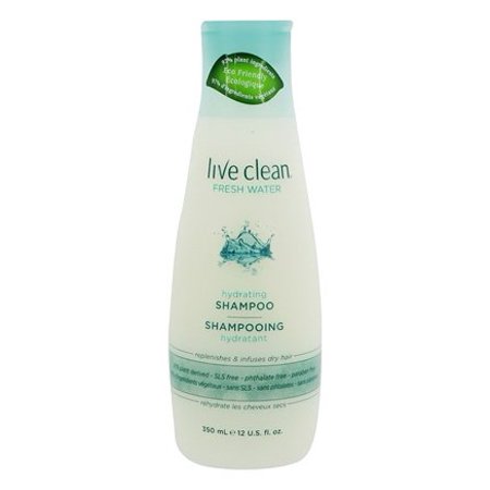 Hydrating Shampoo Fresh Water - 12 Fl. Oz. by Live Clean (pack of 4)