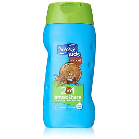Shampoo Kids Coconut Smoothers 2-in-1 Shampoo & Conditioner, Value Pack, 12 Fl Oz Bottles, Pack of 6