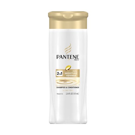 Pantene Pro-V Daily Moisture Renewal 2 in 1 Shampoo and Conditioner - 12.6 Oz, 6 Pack