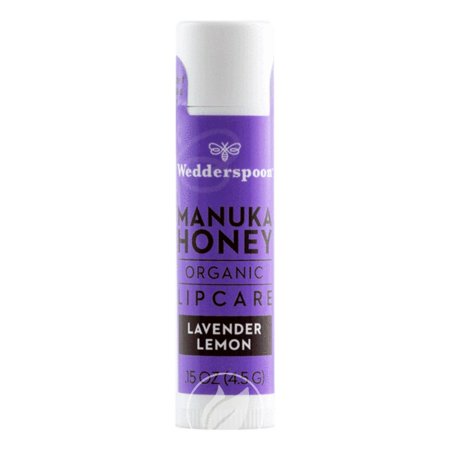 Wedderspoon Organic Manuka Lip Balm - Lavender Lemon .15Oz