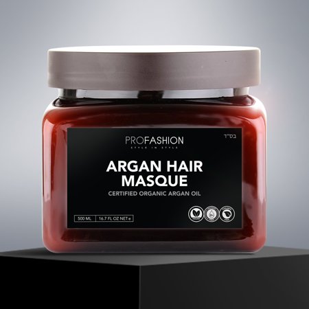 Profashion Ultra Moisturizing Hair Mask with Argan Oil & Hydrolyzed Keratin Protein for Shinning  Smooth  Strong & Nourished Hair 13.5 Fl. Oz.
