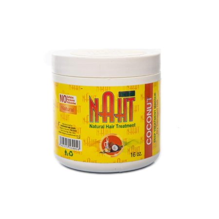 NAHT Coconut Deep Treatment Hair Masque  Ultra Protein Conditioning Repair Treatment for Thick Dry Damaged or Color Treated Curly Wavy & Straight Coar