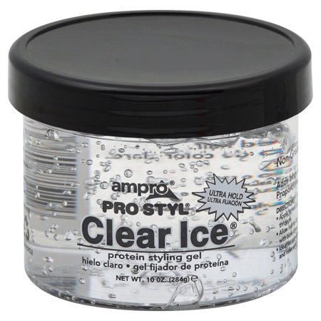 Ampro Pro Style Clear Ice Ultra Hold Protein Styling Gel  10 Oz.  Pack of 2