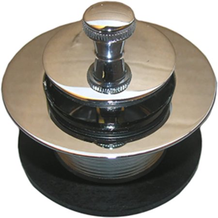 03-4807 Bathtub Strainer Assembly with Lift and Lock Stopper/Strainer with 1 1/2-Inch Coarse Thread, Chrome Plated Finish