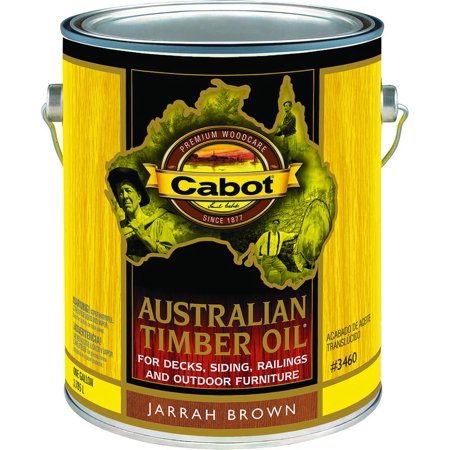 New Cabot 3460 Oil Australian Timber Jarrah Brown Gallon Each
