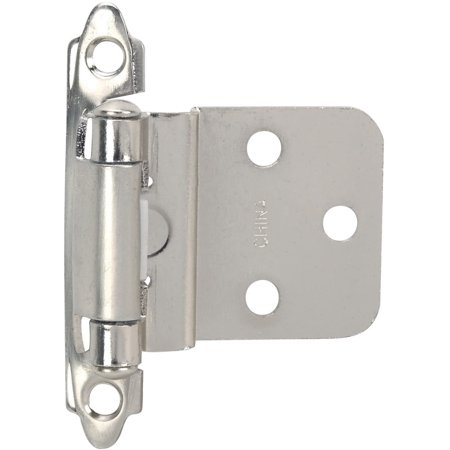 64-4542 Contractor Pack Inset Cabinet Hinge  Satin Nickel  10-Pack