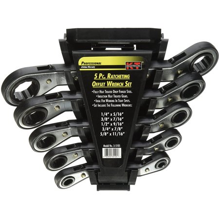 3-5105 5 Pc Ratcheting Wrench Set