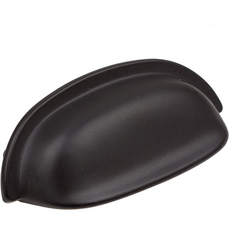 4081-MB-25 2.5 Inch CC Classic Bin Cabinet Pull 25 Pack  Matte Black Finish
