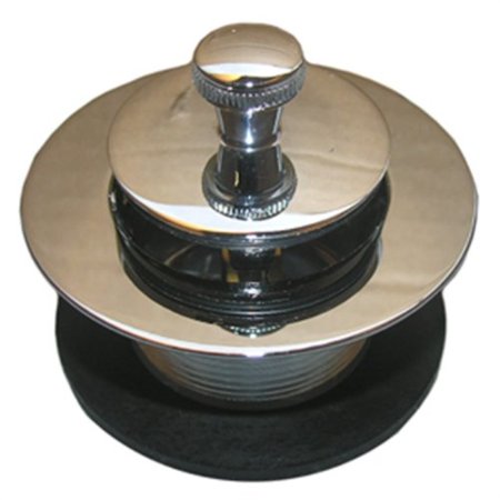 Lasco 03-4807 Bathtub Strainer Assembly with Lift and Lock Stopper/strainer with 1 1/2-inch Coarse Thread, Chrome Plated Finish