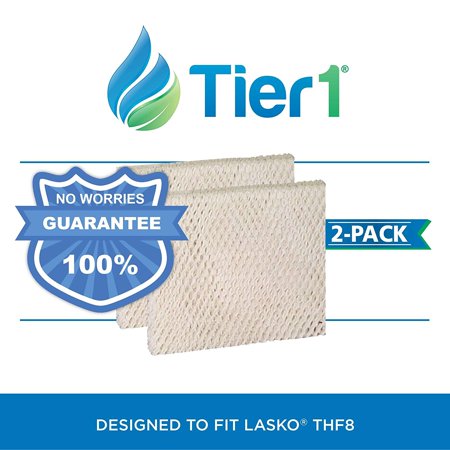 THF8 Comparable Replacement Humidifier Wick Filter for Models 1128, 1129, 9930, 2 Pack, DESIGNED to FIT: Fits Lasko Humidifiers Requiring THF8 Filter,