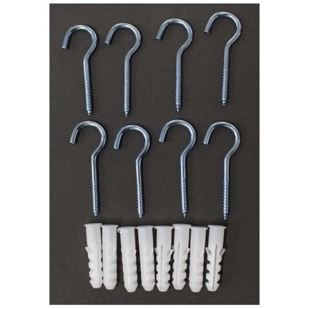 16 Piece Wall Anchor & Heavy Duty Hook Set (ToolUSA: LHEN-SA9)
