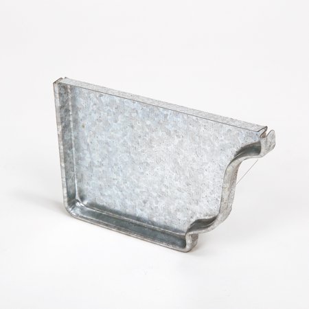 (Pack of 2)  Amerimax 29205 Galvanized Left End Cap 5 Inch WhatUJBB-9303
