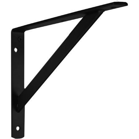 John Sterling the MAX BRACKET Shelf Bracket, 12-inch, Black, 0049-12BKH