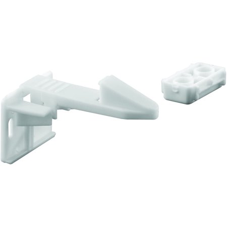 Products S 4719 Spring Loaded Cabinet Catch  White (Pack of 3)