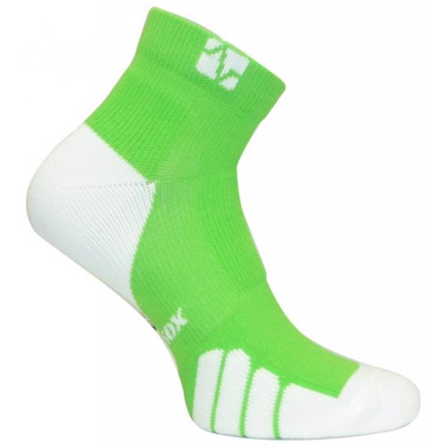 VT 1010T Tennis Color on Court Ped Drystat Compression Socks- Lime - Large