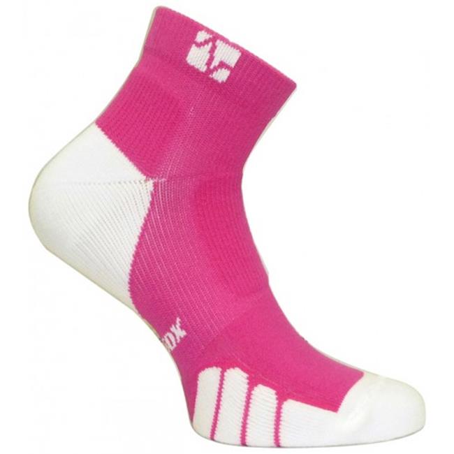 Vitalsox VT 1010T Tennis Color on Court Ped Drystat Compression Socks, Fuscia - Medium