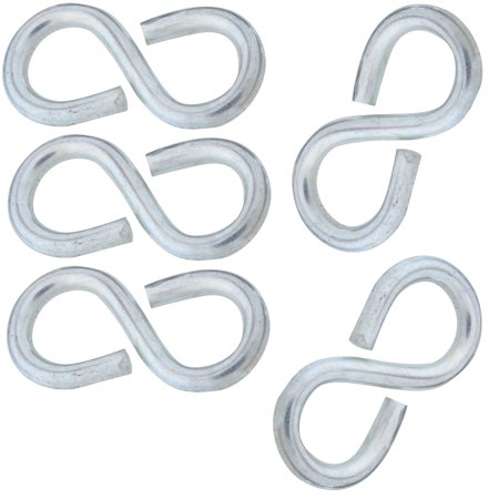(Pack of 2)  National Hardware N121-350 Closed S Hooks 1-1/4 Inch Zinc Plated Steel 5 Pack WhatUEEB-5499