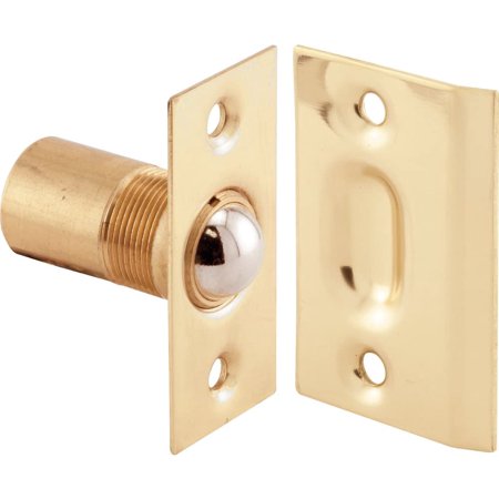 Products N 7287 Closet Door Large Ball Catch  with Strike  2-1/8-Inch  Solid Brass