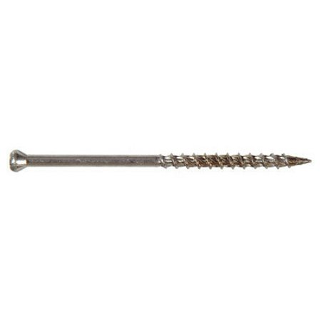 Hillman 48642 Premium Star Drive Trim Screws 8 by 2-1/2 Inches Flat Star Stainless Steel Pound