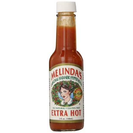 Melindas Original Habanero Pepper Sauce -Extra Hot- 5 Fl Oz