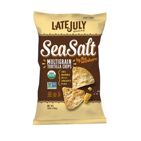 Late July Snacks  Organic Multigrain Tortilla Chips  Sea Salt  28-oz. Bag
