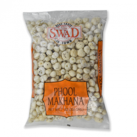 Swad Phool Makhana - Puffed Lotus Seeds - 200 Grams