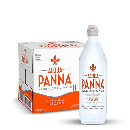 Acqua Panna Natural Spring Water  25.3 Fl. Oz. Plastic Bottles  Pack of 12