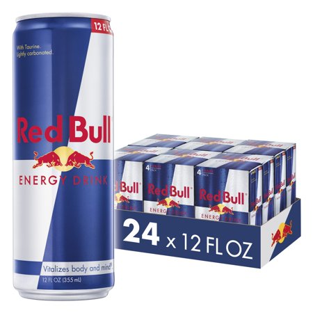 Red Bull Energy Drink, 12 Fl Oz (24 Count) (6 Packs of 4)