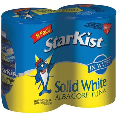 StarKist Solid White Albacore Tuna in Water 8 Pack. 5 Oz.- Canned & Jarred Seafood