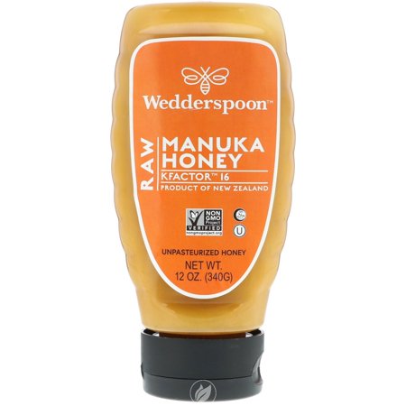 Wedderspoon Manuka Honey Raw Squeeze Bottle  12 Oz  Pack of 2