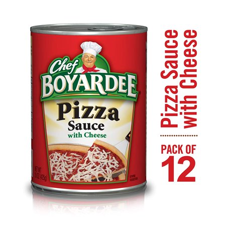 Chef Boyardee Pizza Sauce with Cheese, 15 Oz, 12 Pack