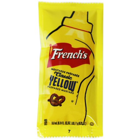 French's Classic Yellow Mustard Packets, 7 Grams (40 Count Bulk Pack)