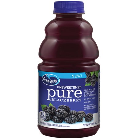 Ocean Spray Pure 100% Blackberry Juice, 32 Oz