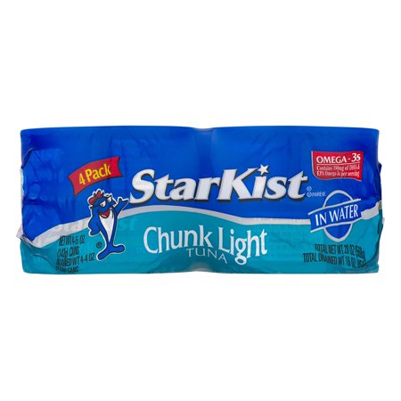 StarKist Chunk Light Tuna in Water - 5 Oz Can (Pack of 4)